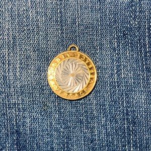 Versace gold pendant